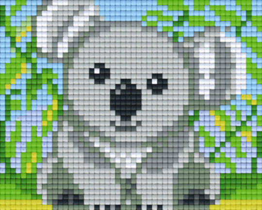 Koala One [1] Baseplate PixelHobby Mini-mosaic Art Kits